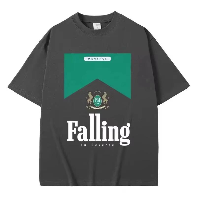Falling In Reverse Graphic Tshirt Men Women Rock Fashion Fashion Tshirt Streetwear Summer Mens Casual Soft Cotton T Shirts