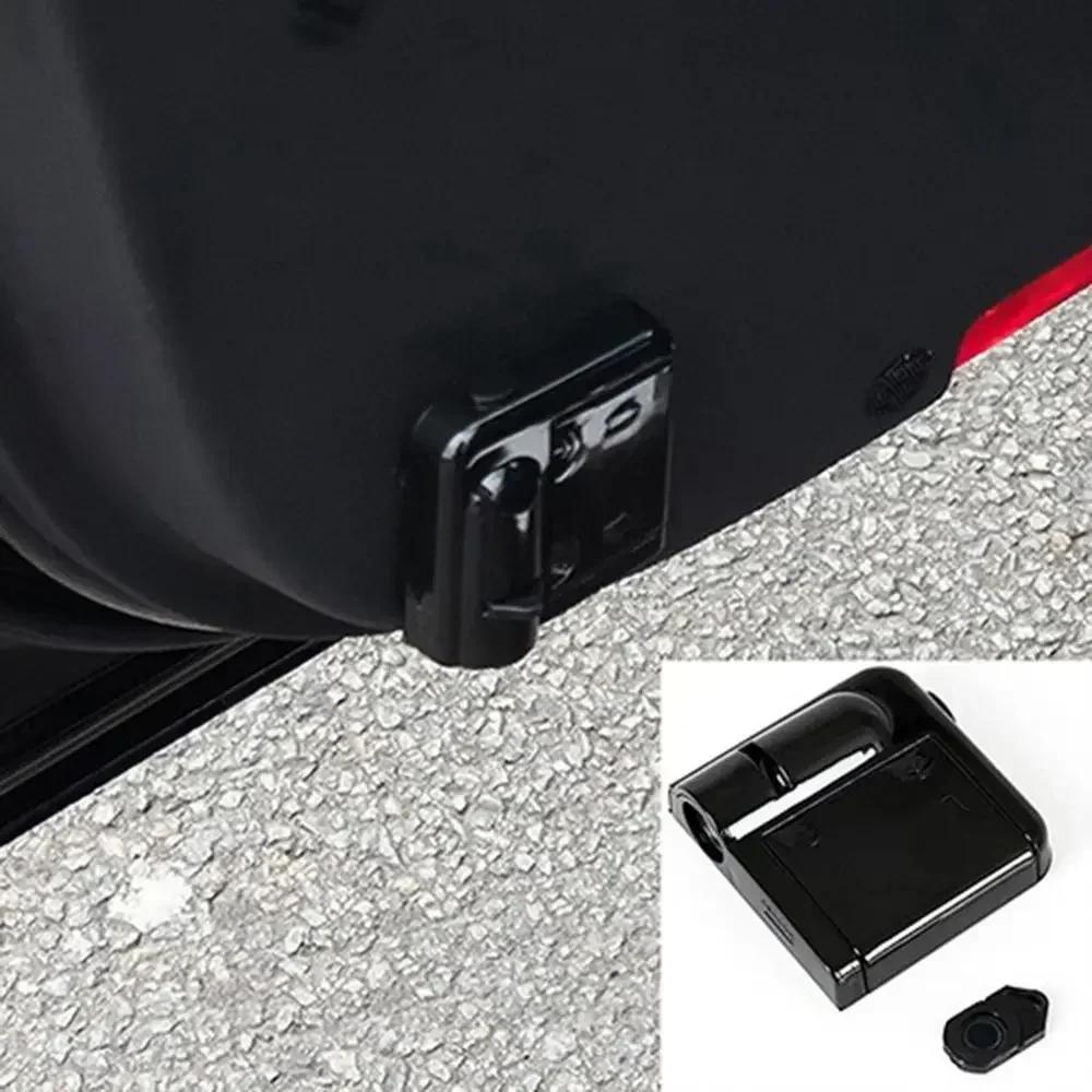 2PC Wireless Car Bat Logo Door Decor Light Shadow LED Welcome Laser Projector Lamp Interior Accessories Ornaments