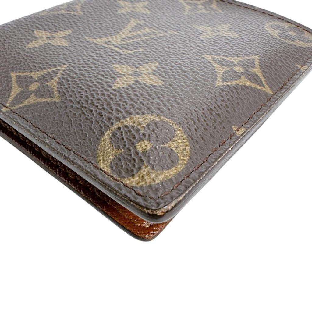 Louis Vuitton Cartes Crdit Monet Wallet Monogram Canvas Brown Unisex M61665 Used