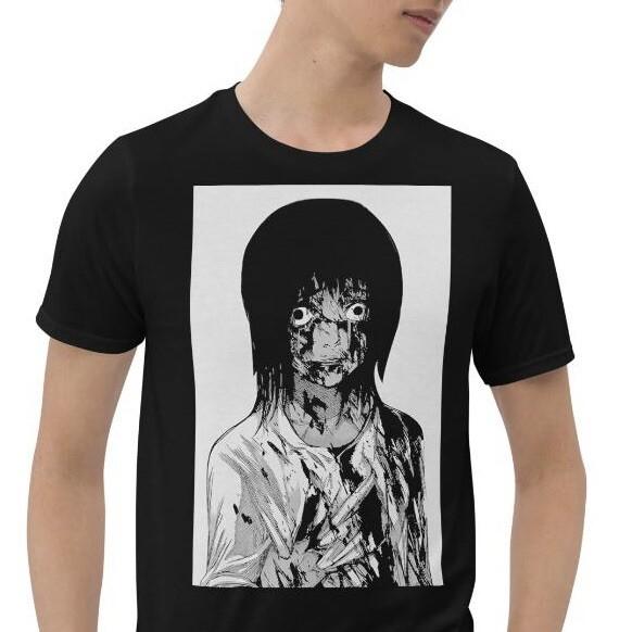 Manga Anime School Girl Horrific Disgusting Horror Short-Sleeve Unisex T-Shirt