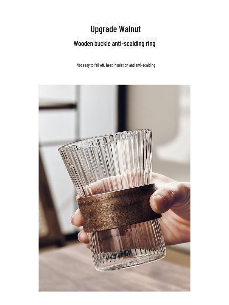 Gnas Chinese Style Heat-Resistant Glass Water and Tea Cup Set with Cold Water Kettle for Guests