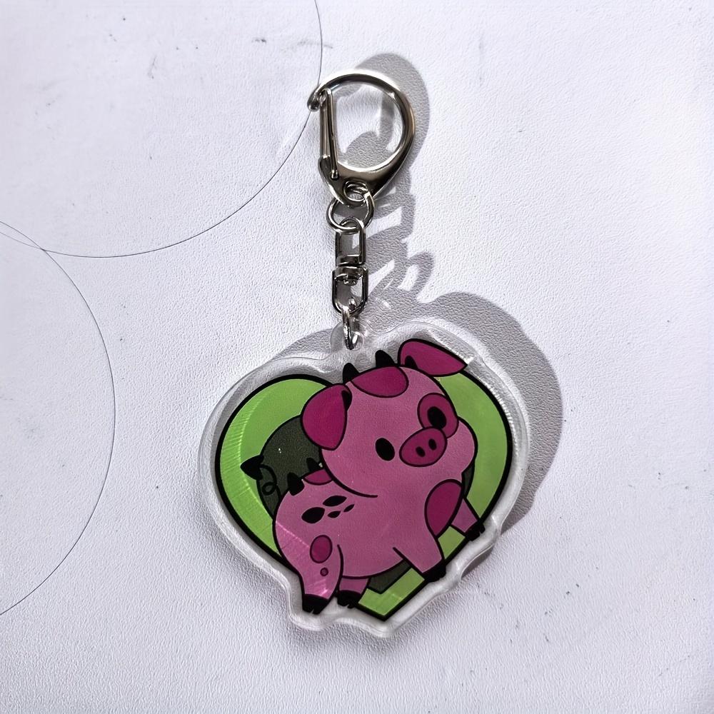 

Anime Hazbin Hotel Figures Q Edition Acrylic Key Rings Fashion Anime Action Figure Collection Toys Bag Pendant Gift In Stock 5cm