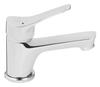 Stillo Freestanding Washbasin Faucet, Plastic Click-Clack Stopper, Chrome