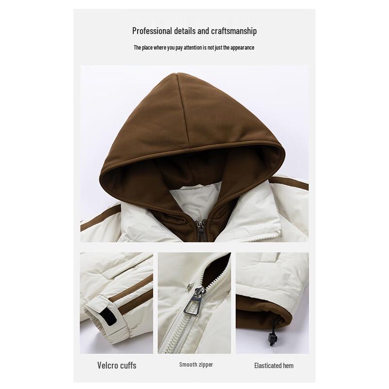 Wassup Sohot Men's Hooded Duck Down Jacket