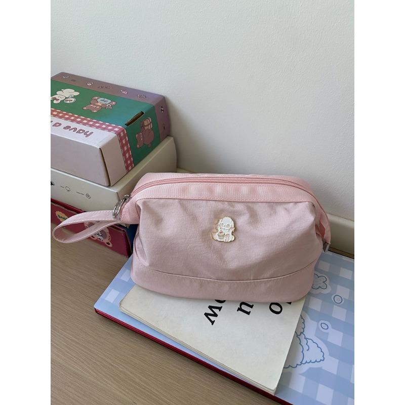 Portable Makeup Bag, Portable Waterproof Toiletry Bag, Three-dimensional Version, Simple and Large-capacity Storage Bag
