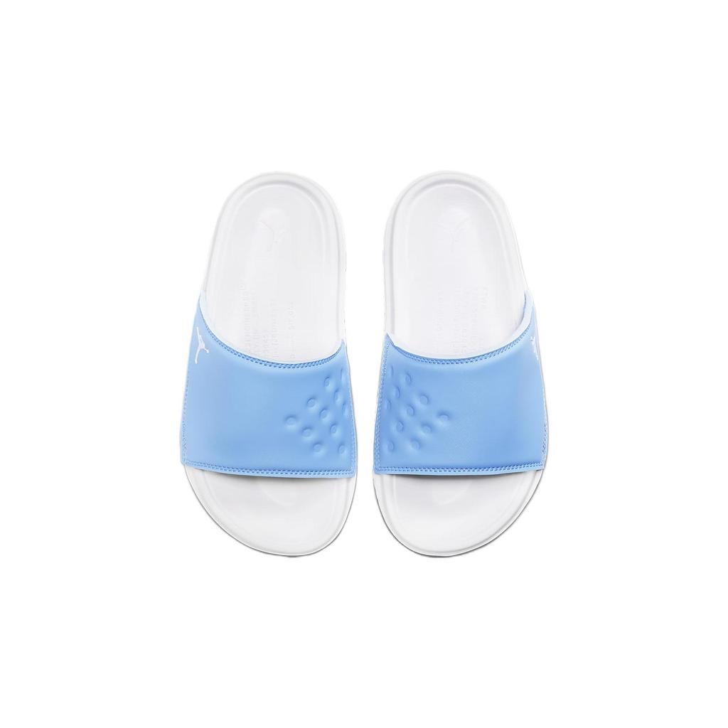 Jordan Zapatillas Infantiles de Piel Sintética Antideslizantes Resistentes a la Abrasión Blancas Azules DN3596-401