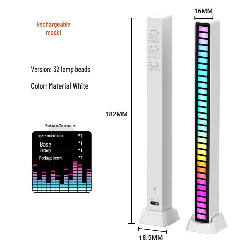 Atmosphere Light Speaker for Gaming Rooms: Creative Desktop Music and Rhythm Sound Control Decoration