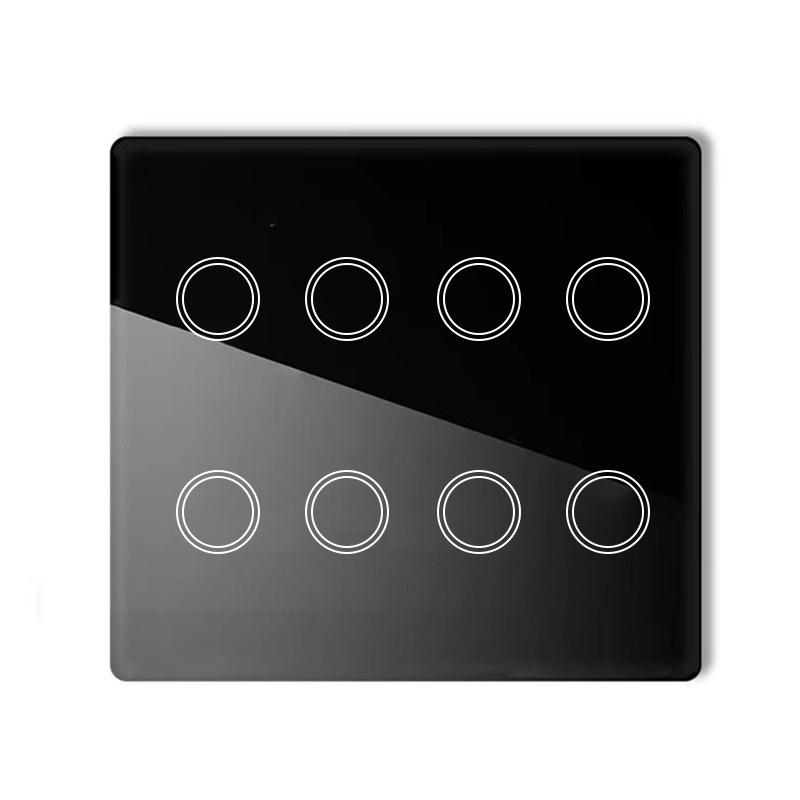 Graffiti WiFi Smart Touch Wall Switch, Alexa Compatible, Tempered Glass, Brazil Standard