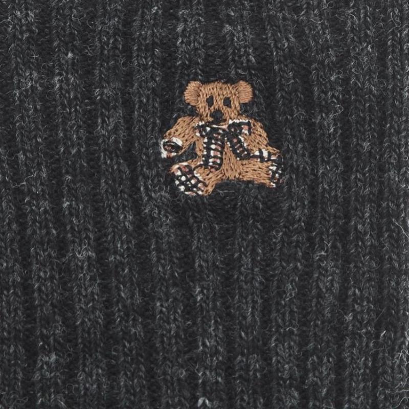 DakS Women S Long SockS 3 pairS DakS Bear Embroidery Ribbed Long SockS Set