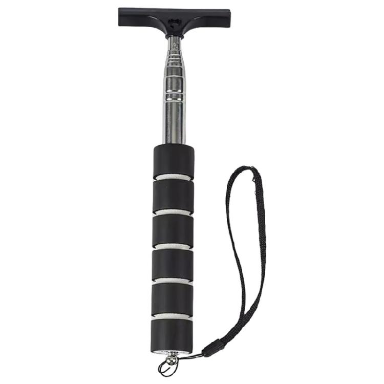 Portable Car Mirror Squeegee Retractable Designs Anti rusts Car Cleaning for Effective Cleaning in Rainy & Foggy Weather чёрный