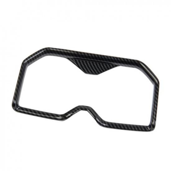 Carbon Fiber Style Rear Seat Armrest Cup Holder Cover Trim For Toyota Tundra