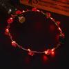 Light For Bride Birthday Party Luminous Glowing Wreath Flower Crowns Wreath Headband Beach Headband