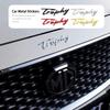 Car Metal Stickers Letter Decoration Emblem Decal For MG 4 5 6 7 Cyberster ES5 ONE MG5 Scorpio ZS HS MARVEL-R Hector MG3 EZS EV fxl1