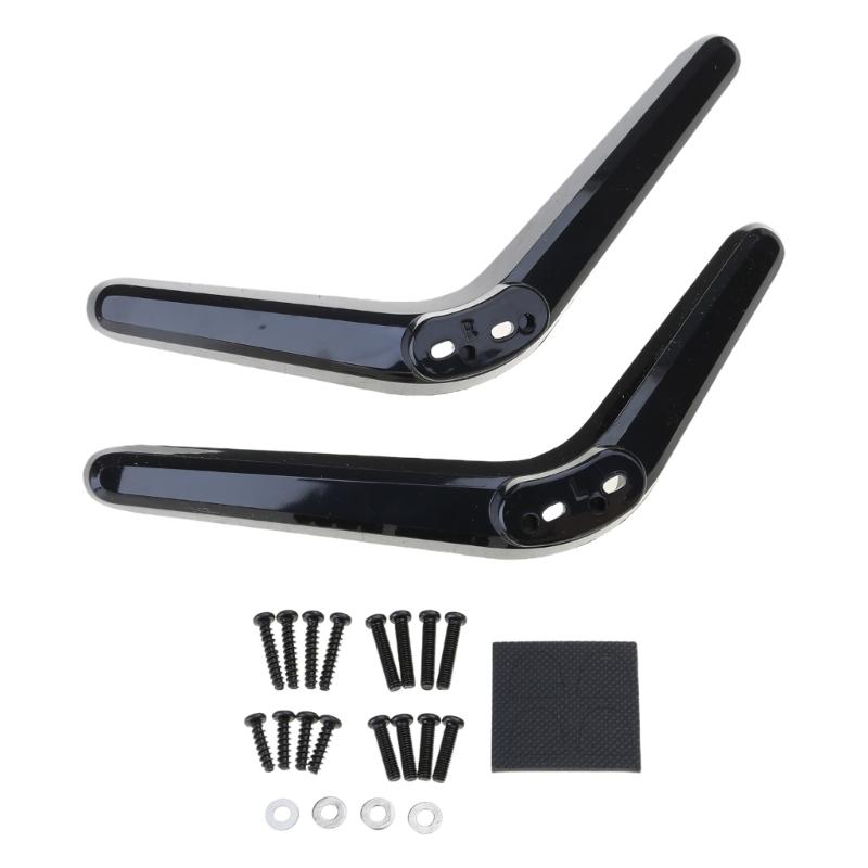 TV Stand, Base Table Top TV Stand, TV Legs Replacement Universally for 32 to 65inch Mounting Holes 17-20mm