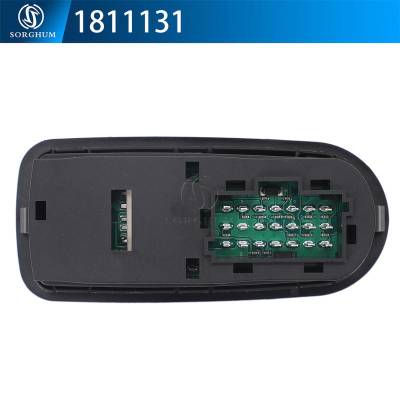 1811131 Power Window Control Switch For DAF CF75 CF85 CF65 XF105 2005 2013 Glass Lifter Switch Button 1811135 1736600 1669884