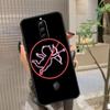 Neon Light Phone Case For Nubia Red Magic 6S 7S 8S Pro 5G 5S 6R Red Magic 6 7 8 Pro Plus Cover Coque