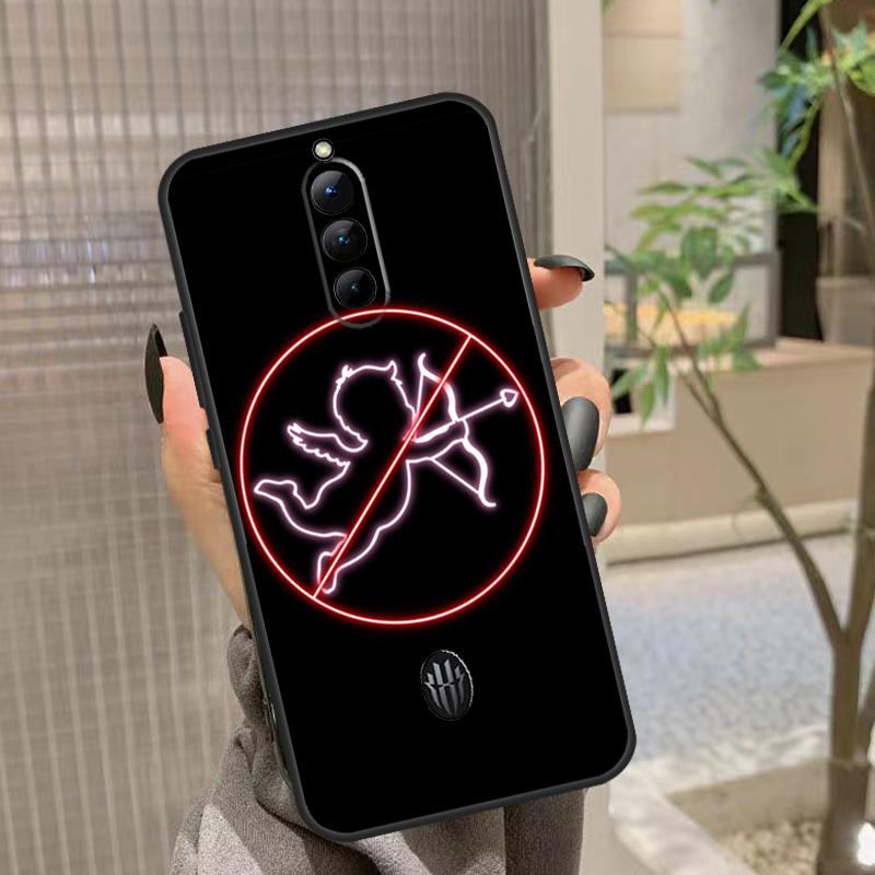 Neon Light Phone Case For Nubia Red Magic 6S 7S 8S Pro 5G 5S 6R Red Magic 6 7 8 Pro Plus Cover Coque