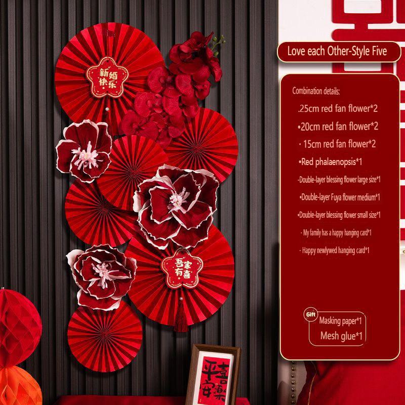 1 Set Chinese New Year Decorations 2026 Chinese Wedding Ornament Lunar New Year Wall Accessories Year Of The Horse 2026 Decor