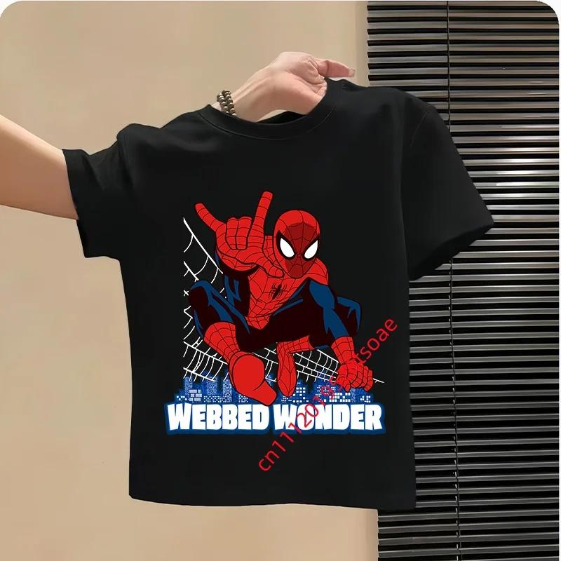 

2026 New Children s Short Sleeve Boys Sports Shirt Casual Top Summer T-Shirt with Cartoon Print 100