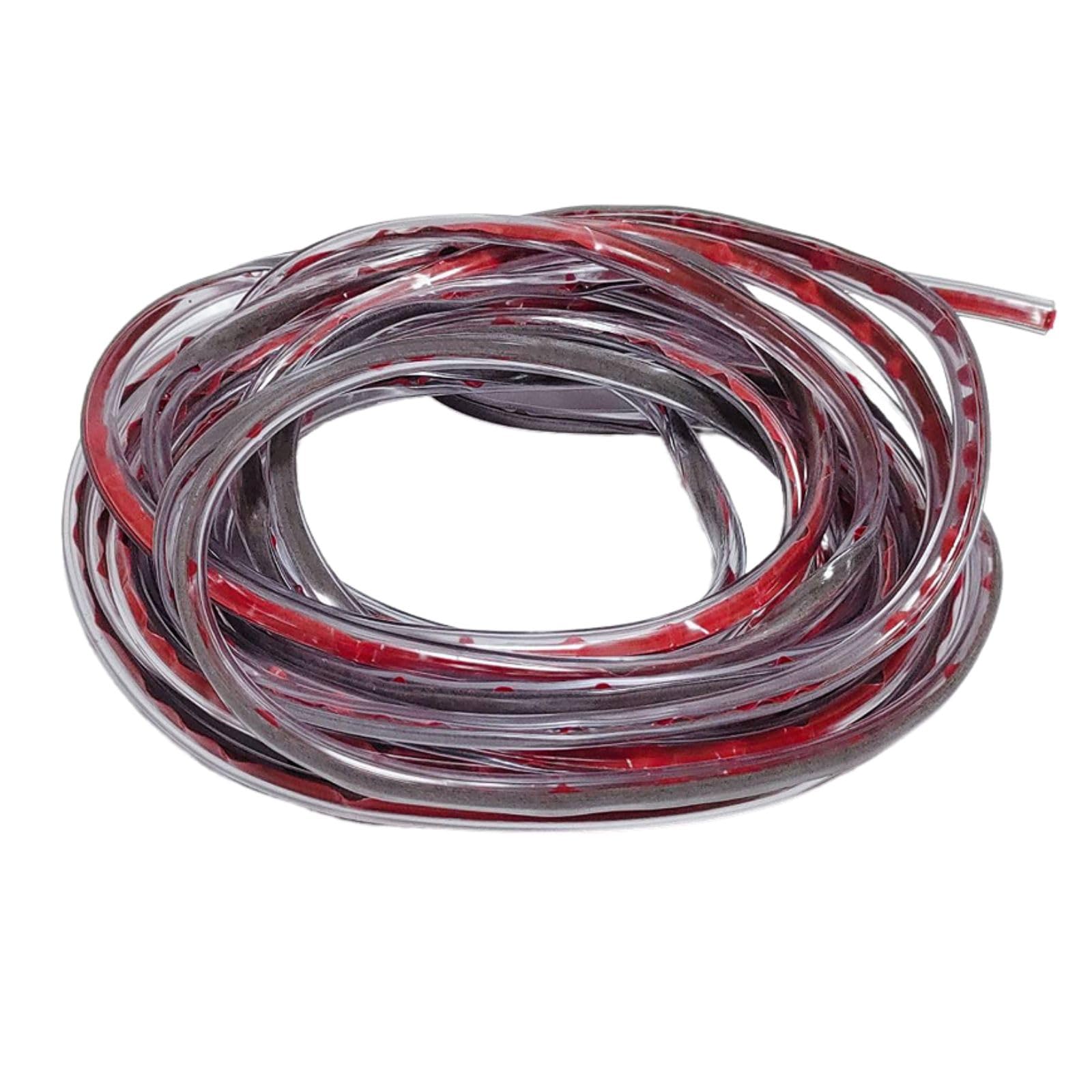 

FUKUMIDO Door Mall Spoiler Car Mall Door Edge Protector Gasket Fender Door Edge Molding Scratch Protection 5M Clear Transparent