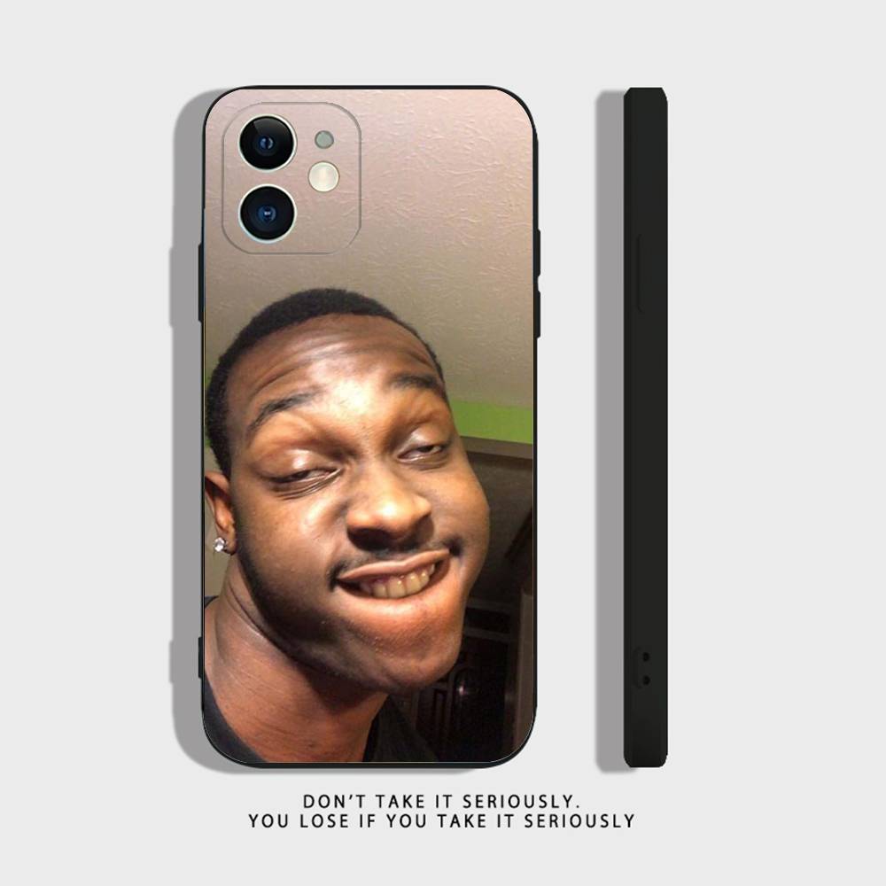 Cool Ugly Man Funny Phone Case For iPhone 17,16,15,14,13,12,11,XR,Pro,XS,Max,XR,Plus,Mini Soft Silicone Black Shockproof