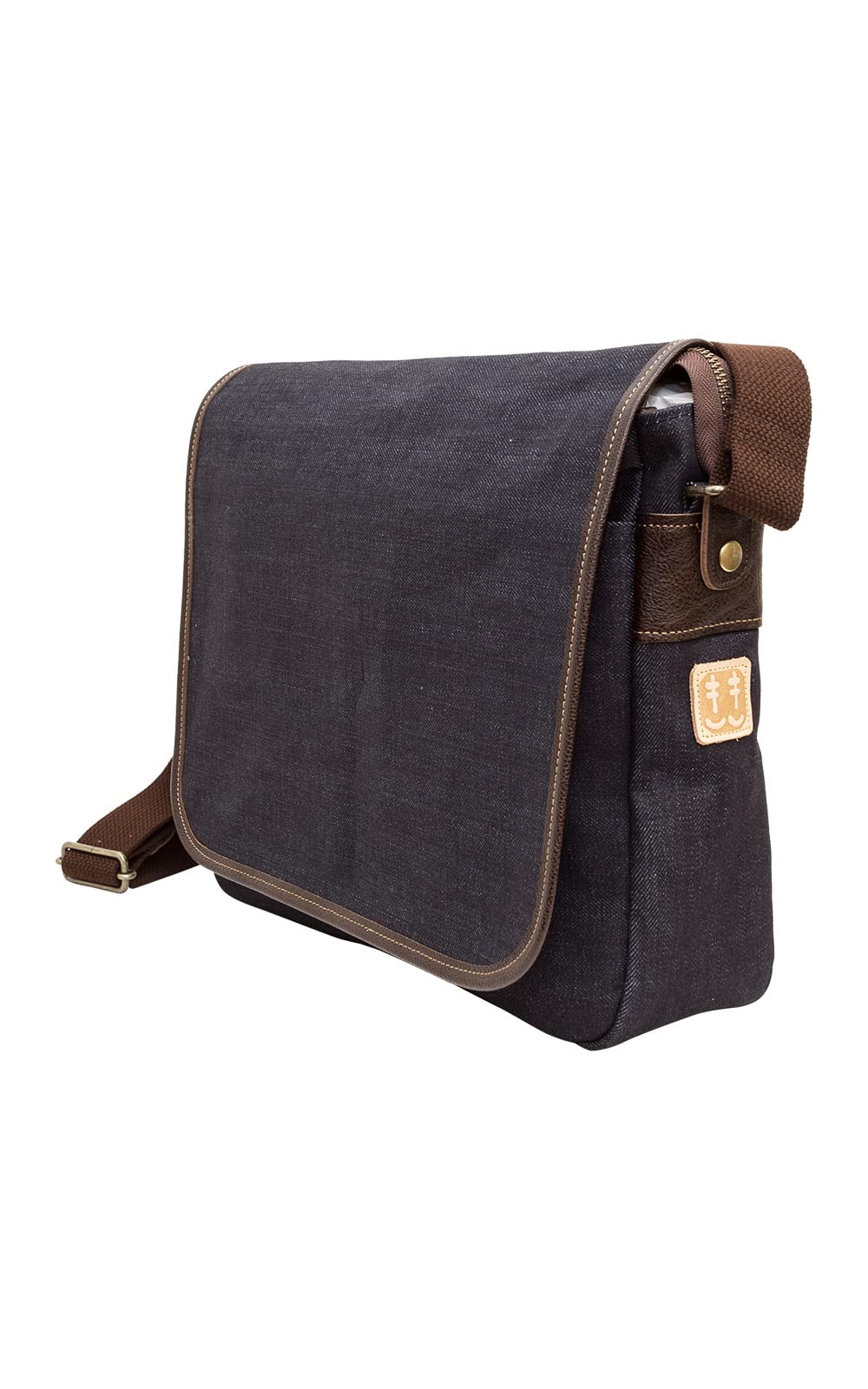 

[Створити Kiki] Джинсова сумка через плече, Формат А4, Вироблено в Японії з джинсу Окаяма, Легка, Унісекс, Повсякденна сумка для дорослих, Dom-002