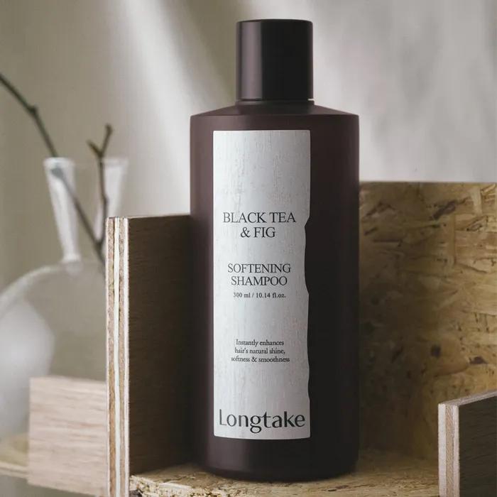 Longtake Black Tea & Pig Softening Shampoo 300ml
