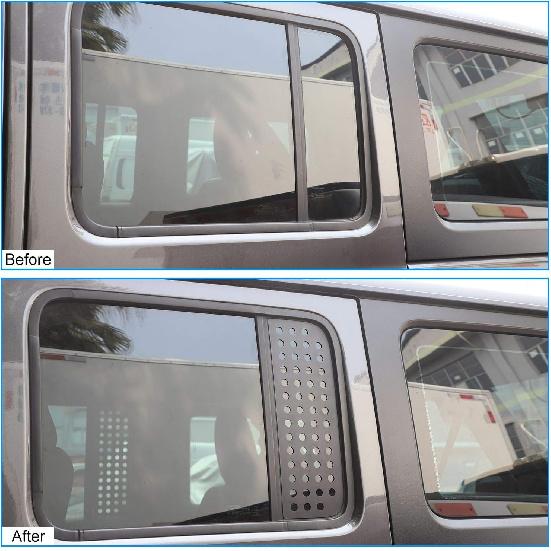 JeCar Car Rear Window Glass Cover Trim for 2018-2021 Jeep Wrangler JL & Unlimited 4-Door, for 2020-2021 Jeep Gladiator JT