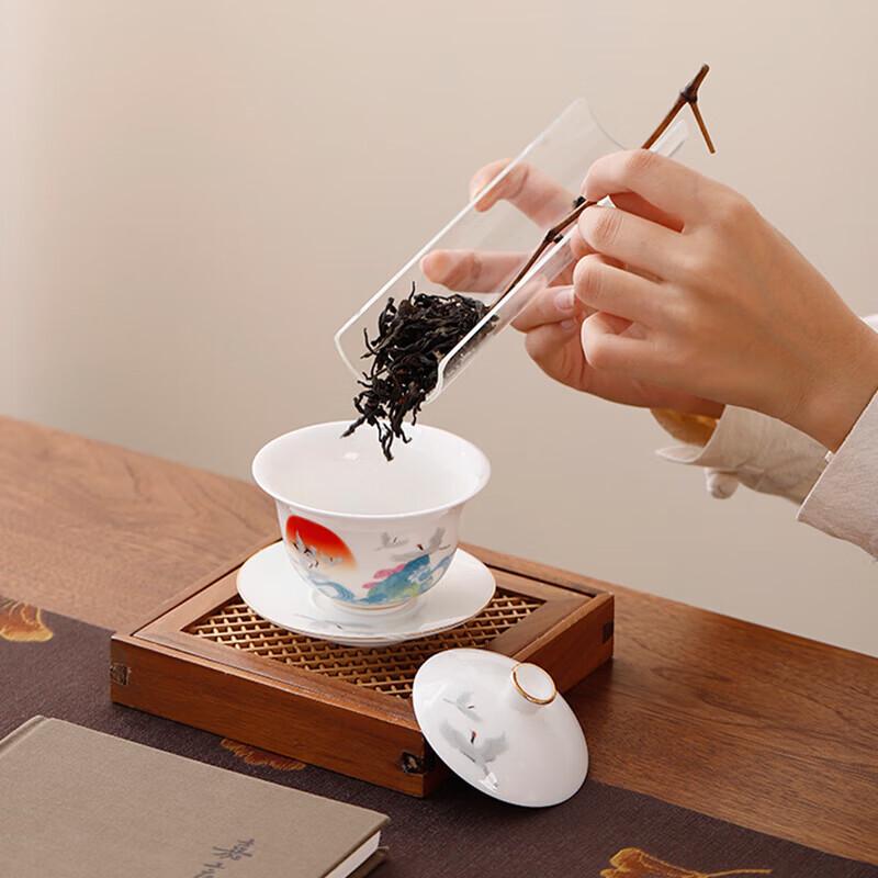 Bafangli Rising Sun Hand-Painted Ceramic Tea Set