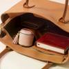 Vintage Leather Cosmetic Bag Lipstick Change Storage Bag Portable Travel Storage Bucket Personality Mini Round Coin Purse