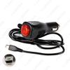 1.2m Car GPS Charger: 12V/24V/48V To 5V, Mini USB with Switch