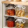 Sealed Pickle Jars Large Capacity Airtight Storage Pitcher Plastic Pickle Container