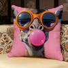 Animals That Blow Bubbles Pillow Case Pillowcase Doublesided Printed Sofa Cushion Bedroom Headboard Pillow
