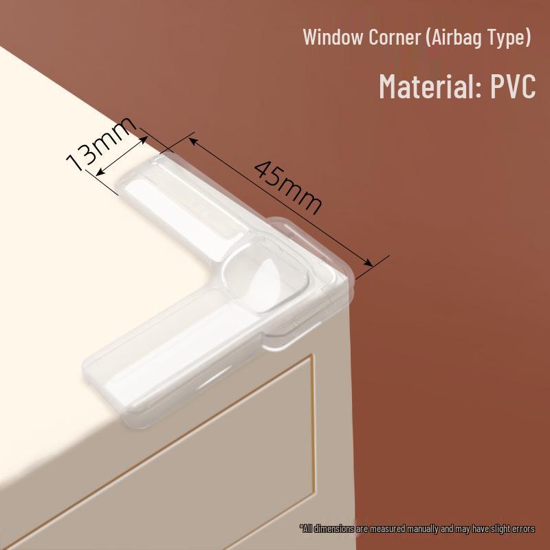 Transparent Silicone Corner Protector - Anti-Collision Soft Wrap for Child Safety