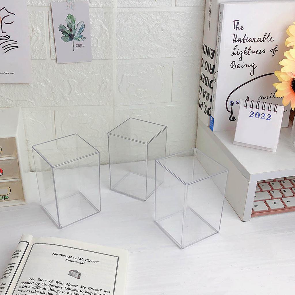 Akrylowy uchwyt na długopisy o dużej pojemności, przezroczysty uchwyt na pędzle do makijażu, organizer na biurko do biura w akademiku