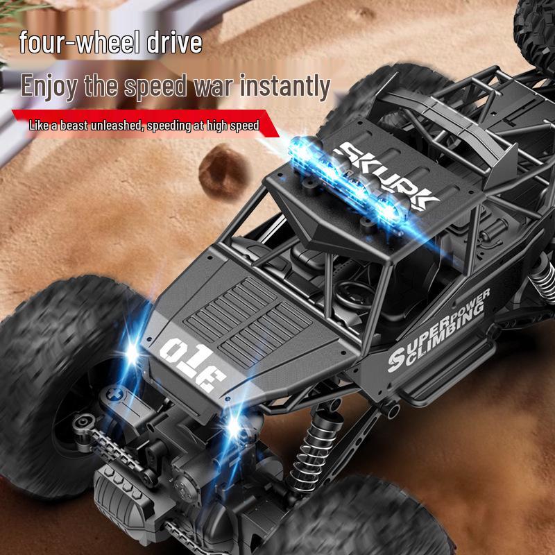 Rechargeable High-Speed 6-Wheel Off-Road Remote Control Climbing Car for Boys