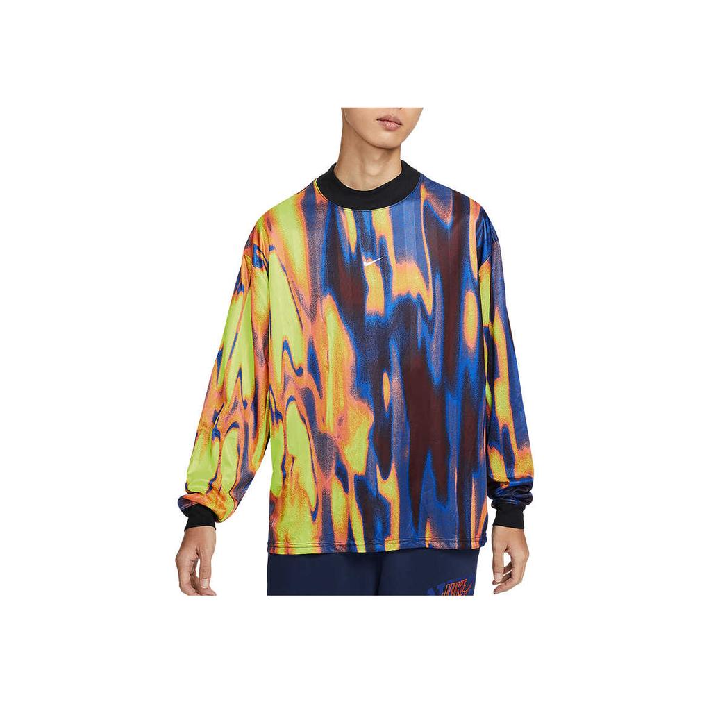 Nike Dri-Fit Outdoor Casual Crew Neck Long Sleeve Football Shirt Men tops Light-Mango-Yellow Bright-Burgundy Wolf-Grey FZ0561-643