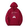 Casual Loose Hooded Sweater Fashion Print