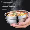 NC 304 Stainless Steel Double-Layer Bowl