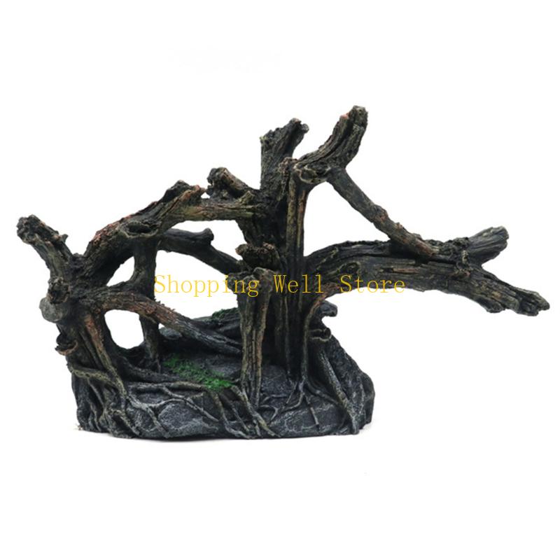 KX4B Aquarium Landscape Trunk Stump Model Aquariums Decorations Art Crafts Terrarium Habitat Ornaments China Mainland