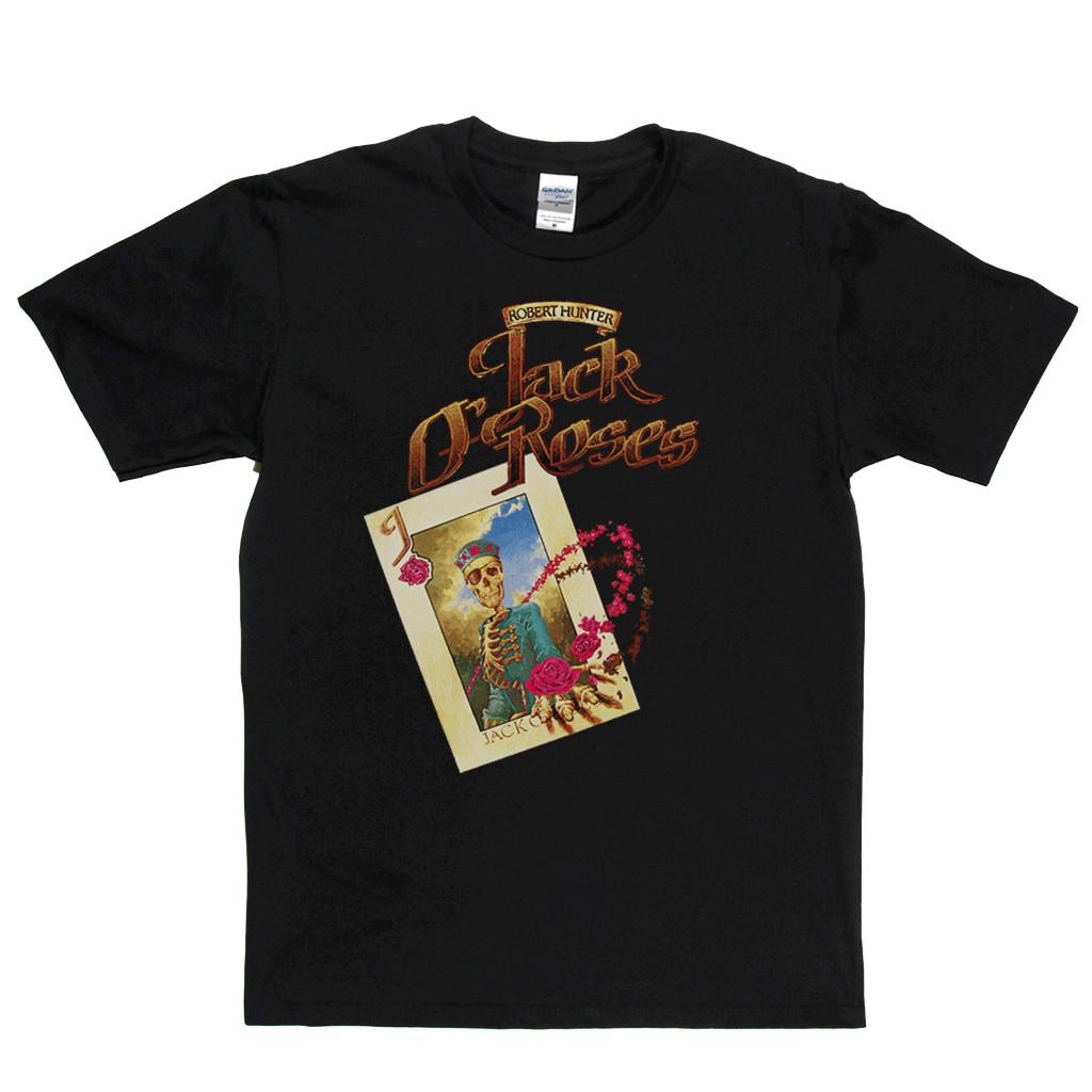 Robert Hunter Jack O Roses Unisex T-Shirt S-4XL S разноцветный