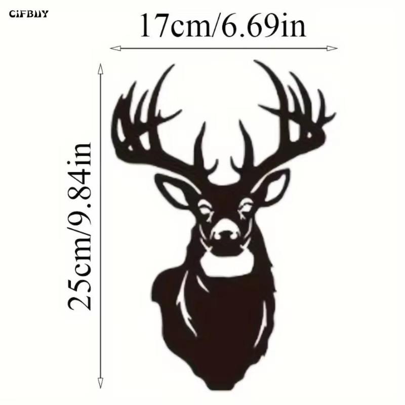 Metal Moose Wall Art Anticorrosive Garden Decor