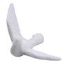 Mini White Pigeon Model for Dollhouse Decoration and Fairy Tale Gardens