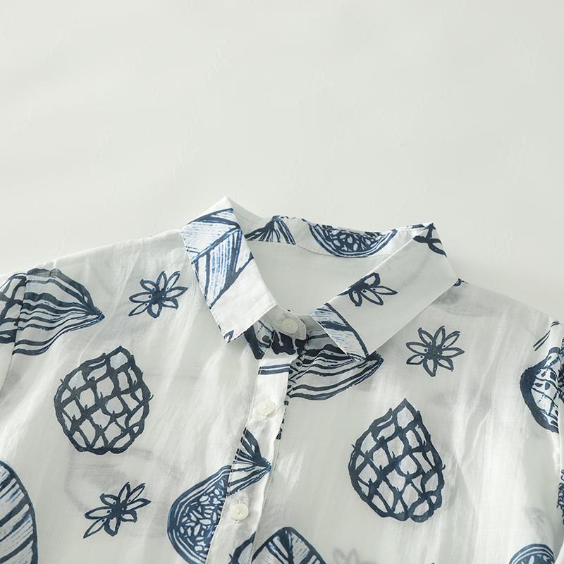 DIMANAF 2025 New Plus Size Women Tops Shirts Tees Solid Casual Loose Long Sleeve Blouse Autumn Print Cotton
