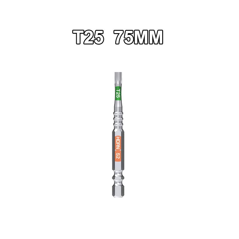 PH2 T20 T25 SQ2 Cross Screwdriver Non-slip  Magnetic Batch Head Hardness Drill Bit Screw Driver Hand Tools 50/75/100/150MM