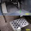 Universal Car Floor Mat Carpet Thick Heel Plate Pedal 300*200*4mm Silver Carpet Plate Accessories