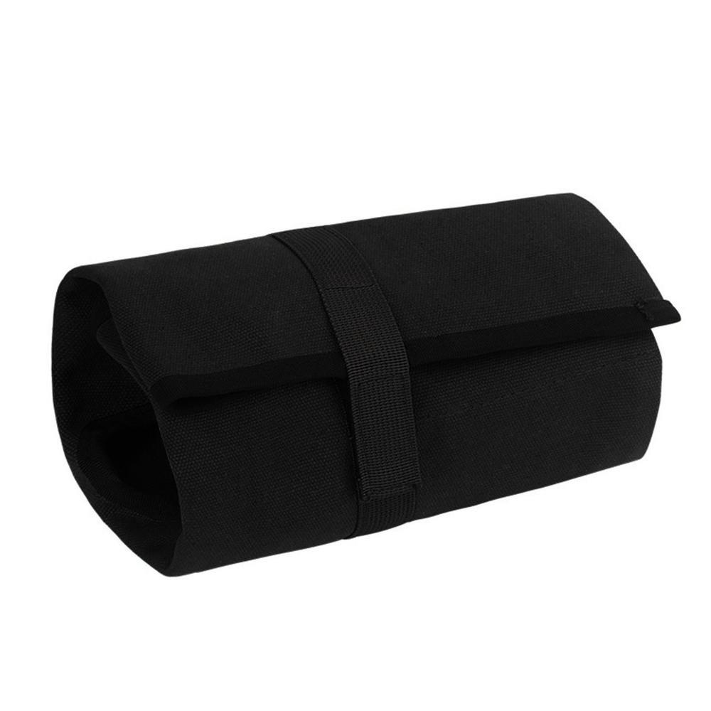 Canvas Material Cocktail Set Bag Folding Roll Portable Design Mixology Bag Multifunction Design Lightweight Construction