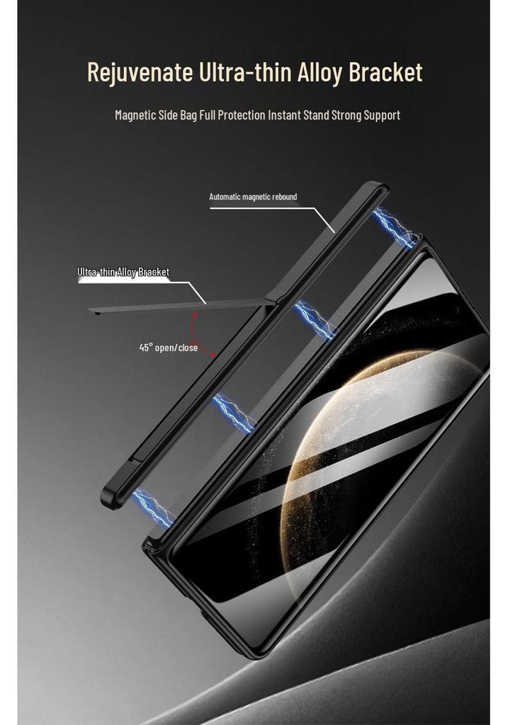 Huawei Mate X6 Ultra-Thin Magnetic Phone Case with Integrated Stand and Screen Film
