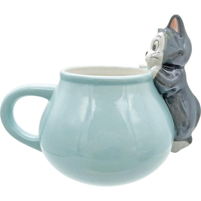 Disney Figaro and Cleo Mug Large Goldfish Bowl Mug Blue 340ml SAN4863