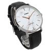 CASIO Quartz Men's Watch MTP-VT01LM-7A White Marble × Black Leather Band
